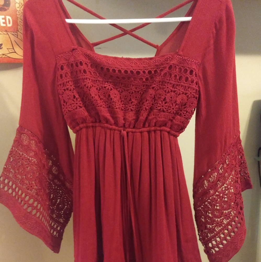 Peasant style dress